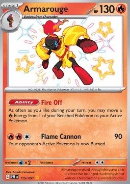 Armarouge — Paldean Fates 115